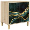 vidaXL Baderomsskap WIJHE Sonoma 60 x 40 x 60 cm Konstruert tre