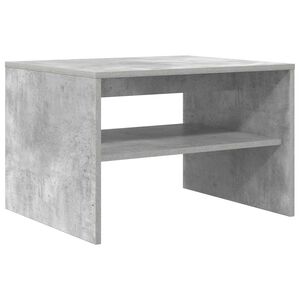 vidaXL Kaffebord Betonggr&aring; 60 x 50 x 40 cm Konstruert tre
