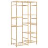 vidaXL Klesstativ med hyller 100x50x184,5 cm bambus