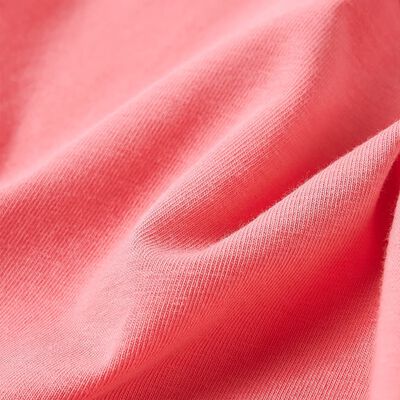 T-skjorte for barn med lange ermer rosa 92