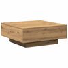 vidaXL Kaffebord Artisan Eik 80 x 80 x 31 cm