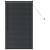 vidaXL Venetianspersienner Svart 130 x 80 cm Aluminium