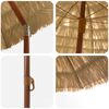 vidaXL Hageparasol Naturlig 205 x 205 x 210 cm