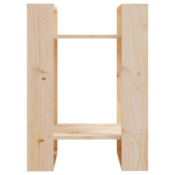 vidaXL Bokhylle/romdeler 41x35x57 cm heltre furu