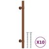 vidaXL Skaph&aring;ndtak 10 stk bronse 160 mm rustfritt st&aring;l