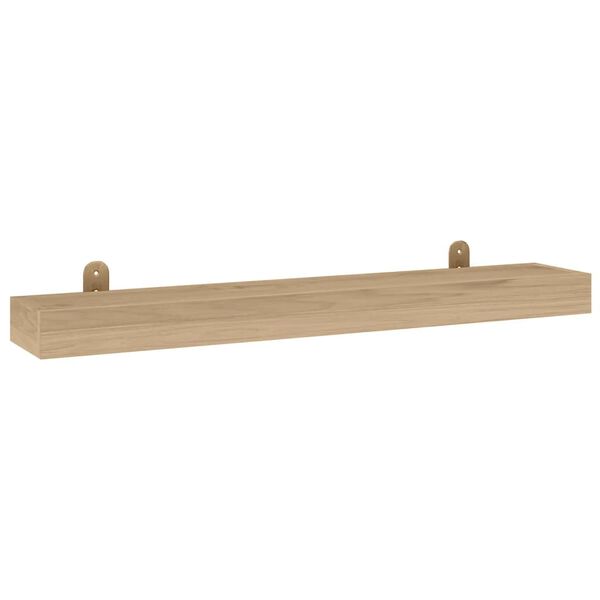 vidaXL Vegghyller 2 stk 90x15x4 cm heltre teak