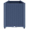 vidaXL Plantekasse blågrå 160x40x53 cm PP