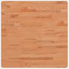 vidaXL Bordplate 70x70x2,5 cm firkantet heltre b&oslash;ketre
