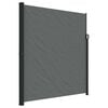 vidaXL Uttrekkbar sidemarkise antrasitt 220x300 cm