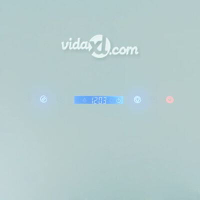 vidaXL Kjøkkenvifte med touch-skjerm hvit 900 mm