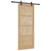 vidaXL Skyved&oslash;r ORKDAL 86 x 211 cm Heltre furu Naturlig