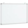 vidaXL Magnetisk tavle 80x60x1,7 cm aluminium