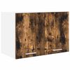 vidaXL Hengende skap R&oslash;kt eik og hvit 60 x 31 x 40 cm Konstruert tre
