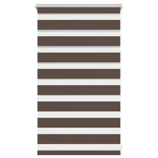 vidaXL Sebragardin 50,9x100 cm Stoffbredde 46,7 cm kaffe