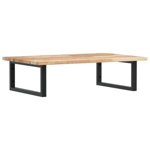 vidaXL Servanthylle veggmontert st&aring;l og heltre akasie