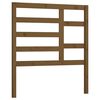 vidaXL Sengegavl honningbrun 81x4x104 cm heltre furu