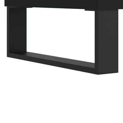 vidaXL Salongbord svart 102x44,5x50 cm konstruert tre