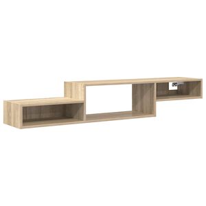 vidaXL Vegghengt TV-skap Veggmontert Sonoma eik 150 x 28 x 26 cm