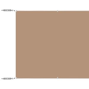 vidaXL Vertikal markise gr&aring;brun 60x1200 cm oxfordstoff