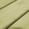 vidaXL Hagebenk 170 cm impregnert furu