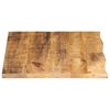 vidaXL Bordplate 70x60x2,5 cm naturlig kant grovt heltre mangotre