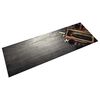 vidaXL Kj&oslash;kkenteppe vaskbar Wine Bottle 60x180 cm fl&oslash;yel