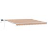 vidaXL Uttrekkbar markise Flerfarget 400 &times; 300 cm Stoff og Aluminium
