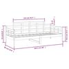 vidaXL Dagseng heltre furu 80x200 cm