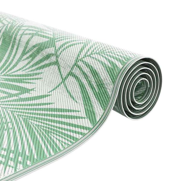 vidaXL Utendørs teppe ARAKIL grønn 300 x 400 cm PP