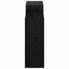 vidaXL Serviesskap Svart Eik 90 x 30 x 90 cm