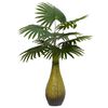 vidaXL Kunstig palmeplante 9 blader 65 cm gr&oslash;nn