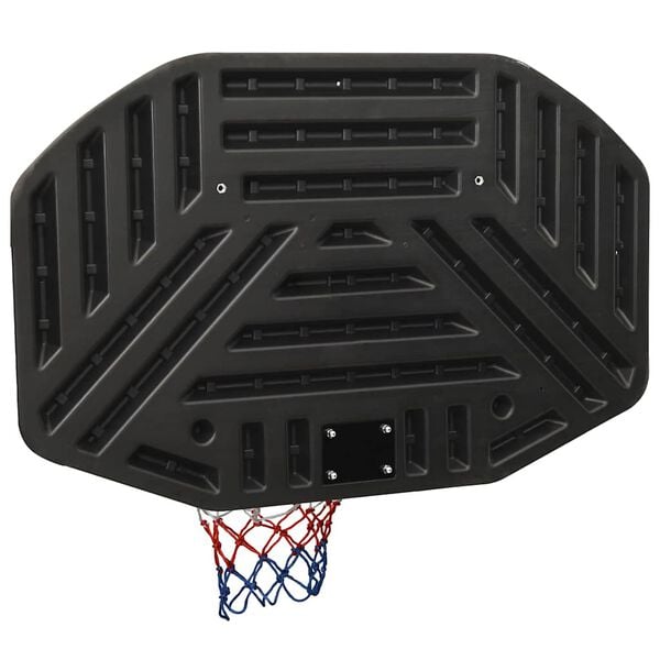 vidaXL Basketballplate svart 109x71x3 cm polyeten