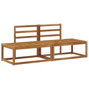 vidaXL Utend&oslash;rs End Sofagruppe 2 Stk Naturlig 182,5 x 63 x 73 cm