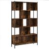 vidaXL Bokhylle r&oslash;kt eik 102x28x172 cm konstruert tre