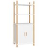 vidaXL Highboard hvit 60x40x141 cm konstruert tre
