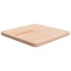 vidaXL Firkantet bordplate 40x40x2,5 cm ubehandlet heltre eik