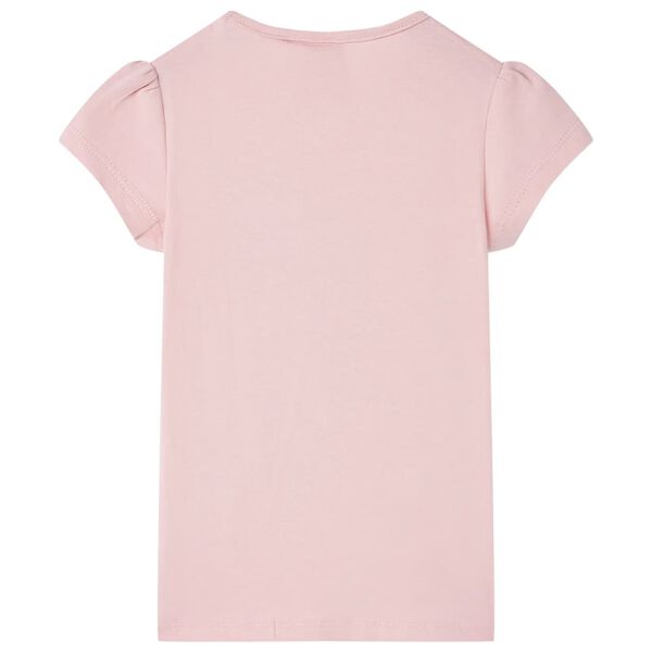 T-skjorte for barn lyserosa 116