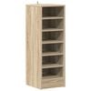 vidaXL Skoskap sonoma eik 31,5x35x90 cm konstruert tre