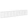 vidaXL Gabionkurv med deksel 900x50x150 cm galvanisert jern