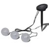 vidaXL Flytende kulelys 3 stk LED soldrevet