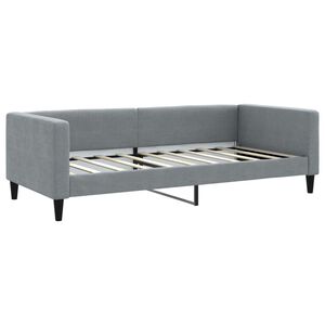 vidaXL Dagseng lysegr&aring; 90x190 cm stoff