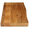 vidaXL Bordplate 100x20x3,8 cm naturlig kant heltre mango