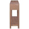 vidaXL Konsollbord 145x30x80 cm heltre teak
