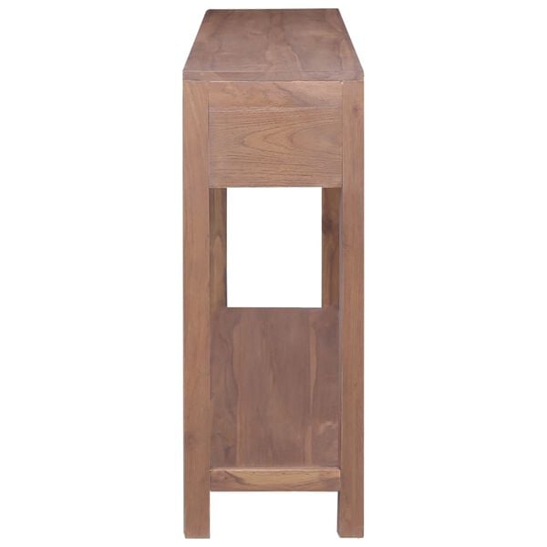 vidaXL Konsollbord 145x30x80 cm heltre teak
