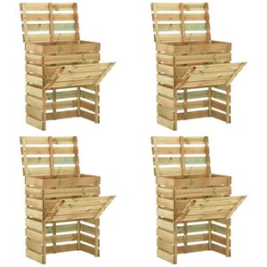 vidaXL Skyved&oslash;r ORKDAL Naturlig 86 x 198,5 cm Heltre furu