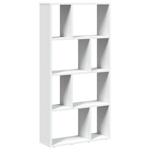 vidaXL Bokhylle hvit 60x20x120,5 cm konstruert tre