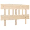 vidaXL Sengegavl 143,5x3x81 cm heltre furu