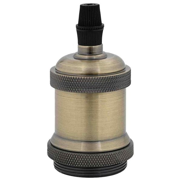 vidaXL Lampeholdere 2 stk bronse E27