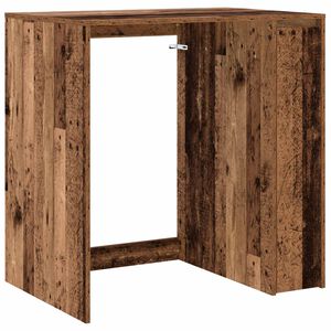 vidaXL Vaskemaskin skap Gammelt tre 87 x 60 x 89 cm Konstruert tre