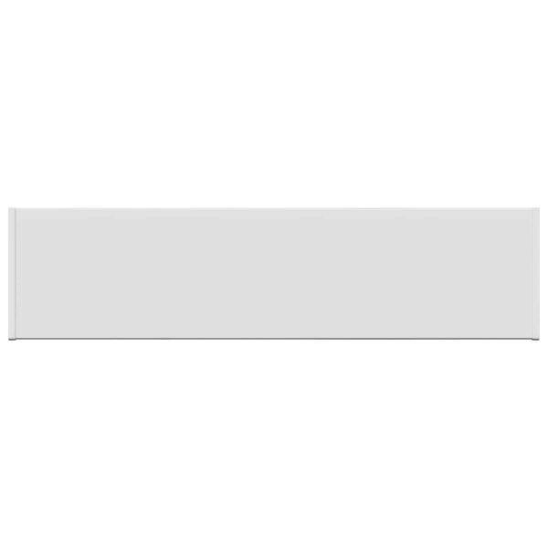 vidaXL Vinduskarmer Hvit 80 x 25 x 4,5 cm PVC